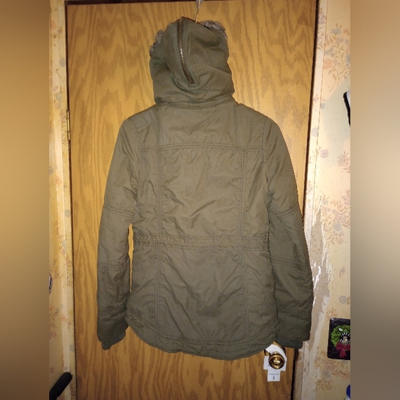 American Eagle Outfitters Jacket Mens Size Small Green Full Zip Polyester Lined - Picture 3 of 16